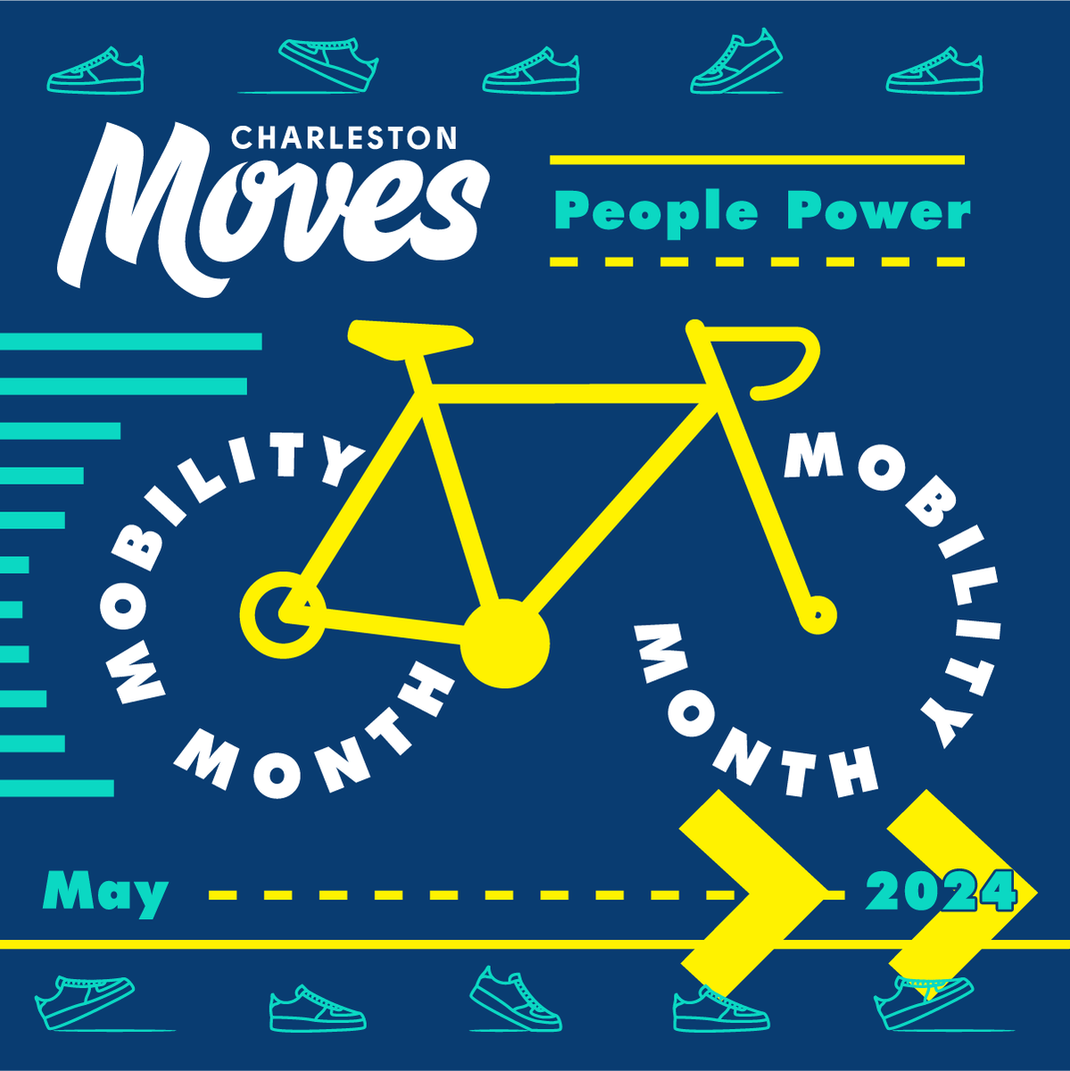 It’s @CharlestonMoves Mobility Month!

We are excited to celebrate this month as we continue collaborative efforts to enhance safety, connectedness, and livability in our City.

Learn more about Mobility Month and sign up for events: charlestonmoves.org/mobility-month/