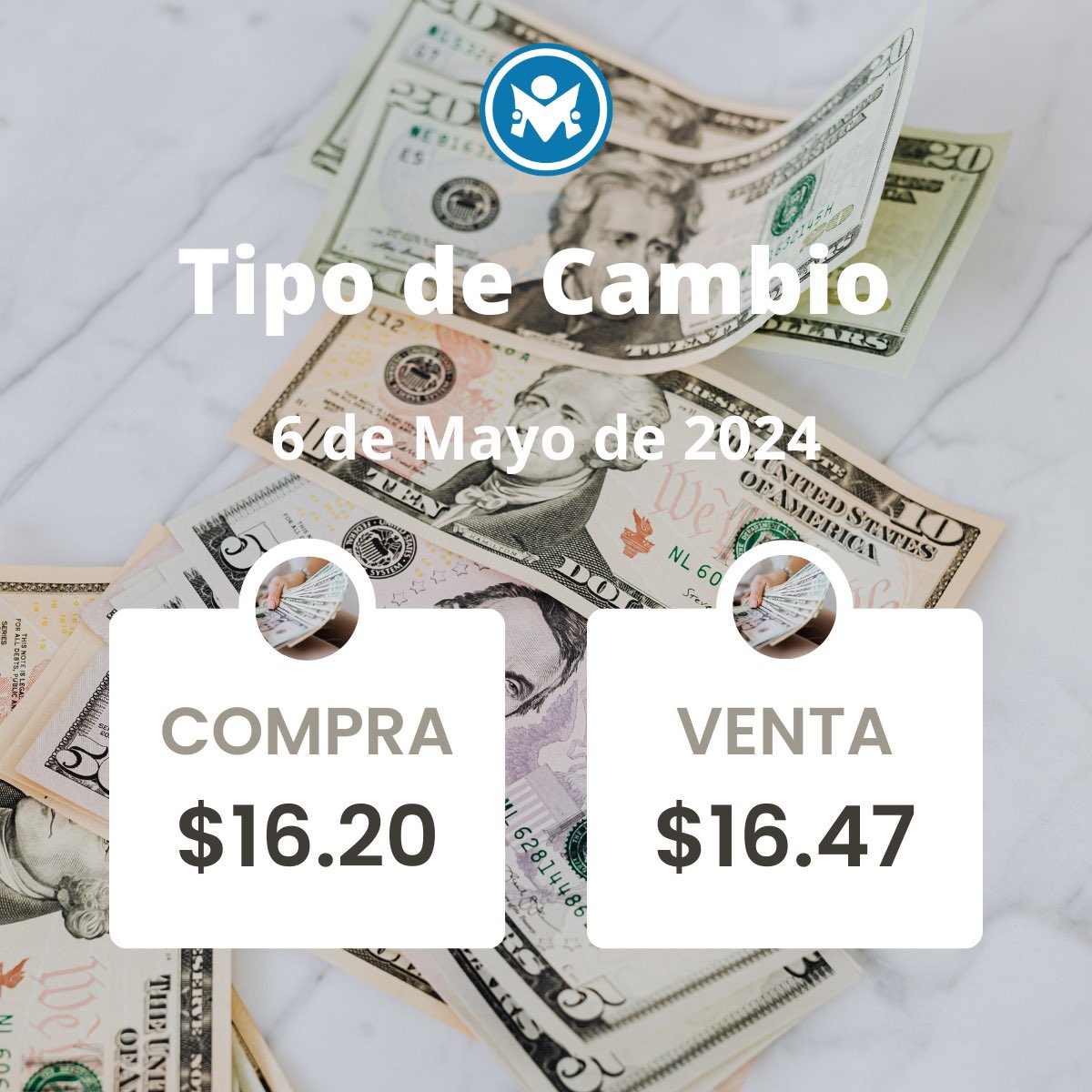 #TipoDeCambio 🤑 | Así comenzó el día de hoy #Lunes el cambio de divisas en la región