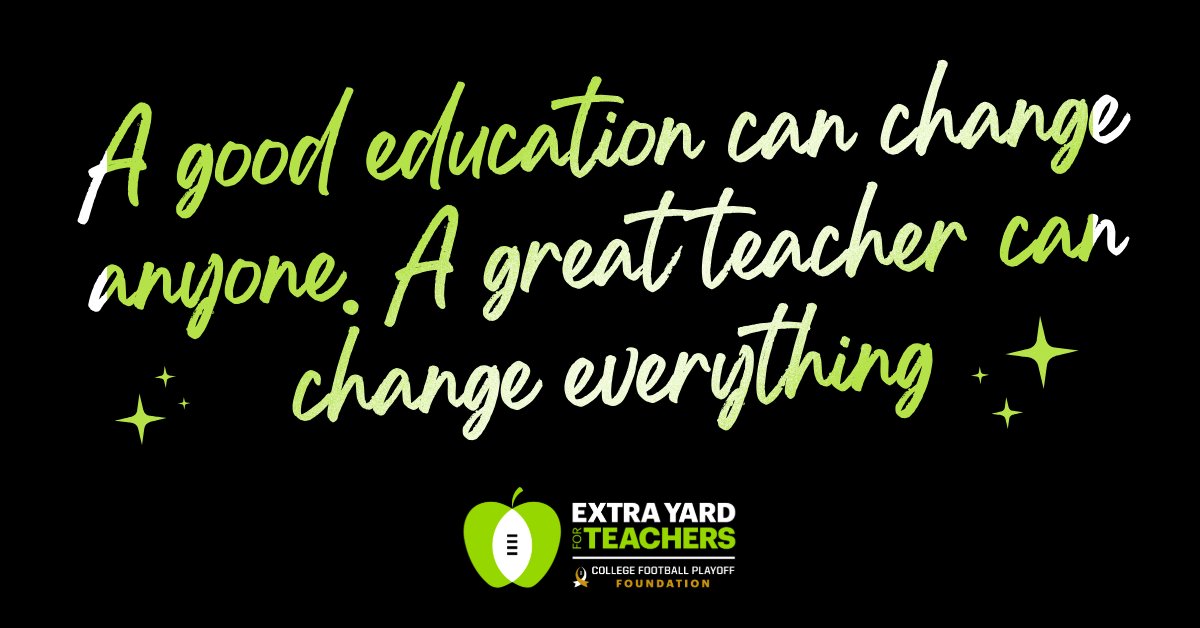 Join us in honoring the remarkable influence of educators throughout #TeacherAppreciationWeek Thank you teachers for your unwaivering commitment to your students. #GreatTeachersChangeLives