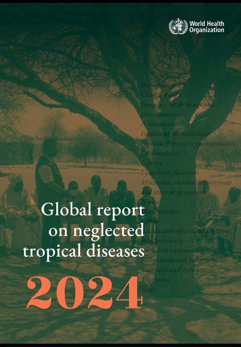 The Global Report on #NTDs 2024. The document describing the progress towards 2030 target set in ending #NTDs to attain sustainable develepmlent Goal #SDGs. Comment Dm to get your softcopy. #BeatNTDs #StrongerTogether