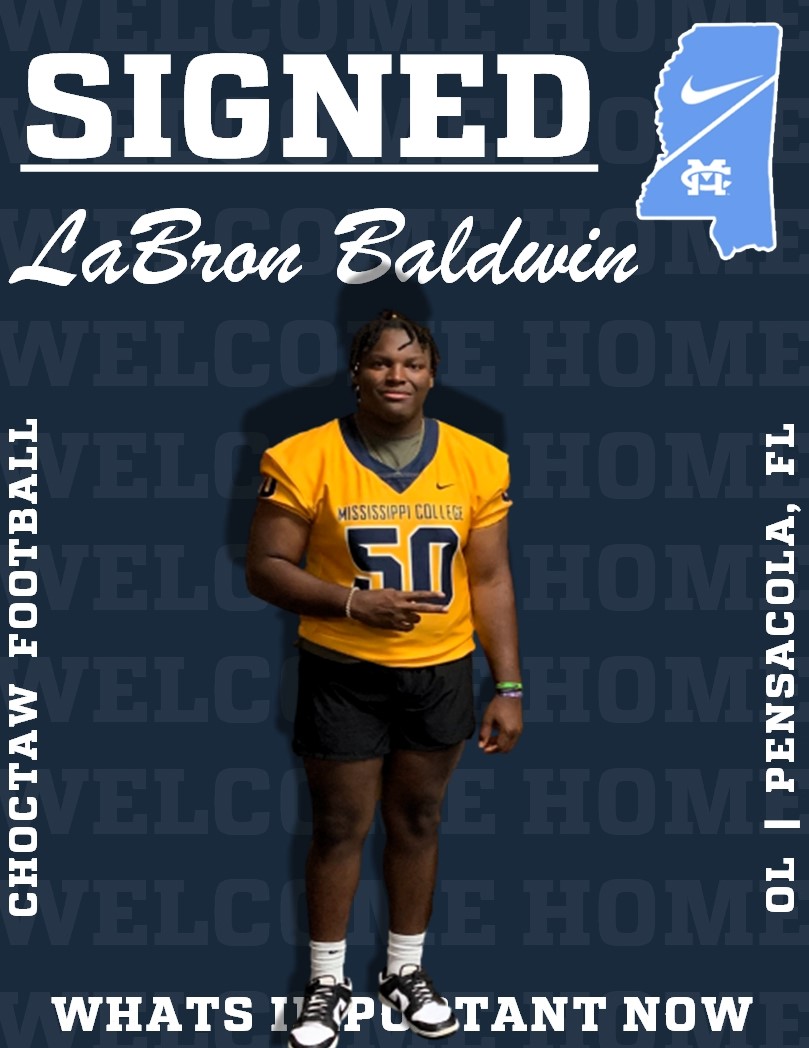 Please welcome @baldwinlabron1 to the Choctaw Football Family!!! #WIN