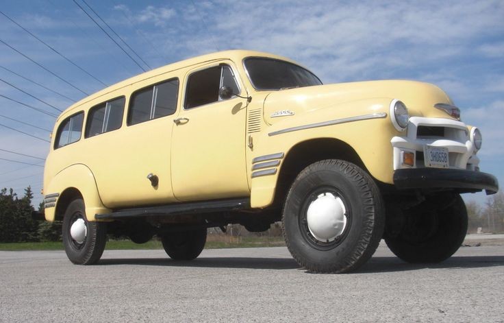#1950s #Chevrolet Suburban #Coleman #4x4 #BigBoy