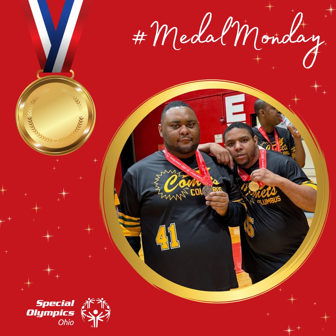 Monday's best accessory? A shiny medal of accomplishment! #SOOH #MedalMonday