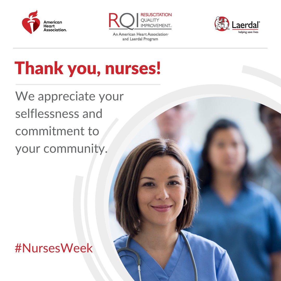 It’s #NursesWeek! RQI Partners is incredibly grateful for our nurses – our healthcare heroes – for the tireless work they do in our communities and their commitment to help save lives. ➡️ spr.ly/6018jd7aG
#NursesWeek2024 #NursingEducation #NursesSaveLives #ANA