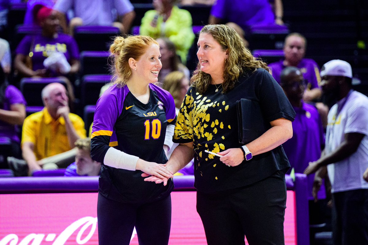lsuvolleyball's tweet image. Happy Birthday, @Jill_WilsonVB! 🥳