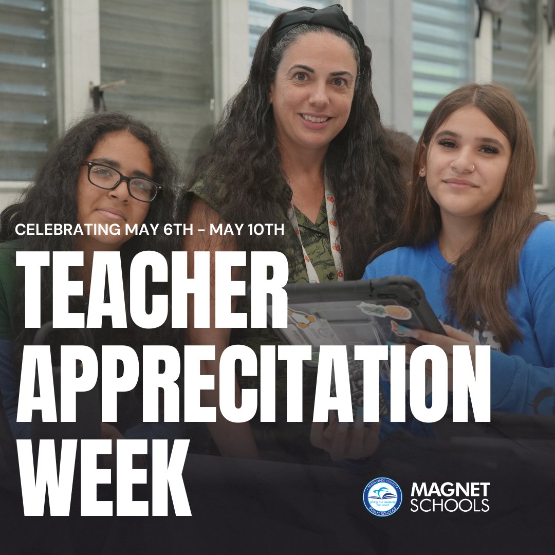 At @miamimagnets, we’re proud to have incredible and talented teachers who inspire our students to reach for the stars. Every day is an opportunity to show our gratitude for their knowledge and passion.🍎📝📖 #GratefulForTeachers #miamimagnets