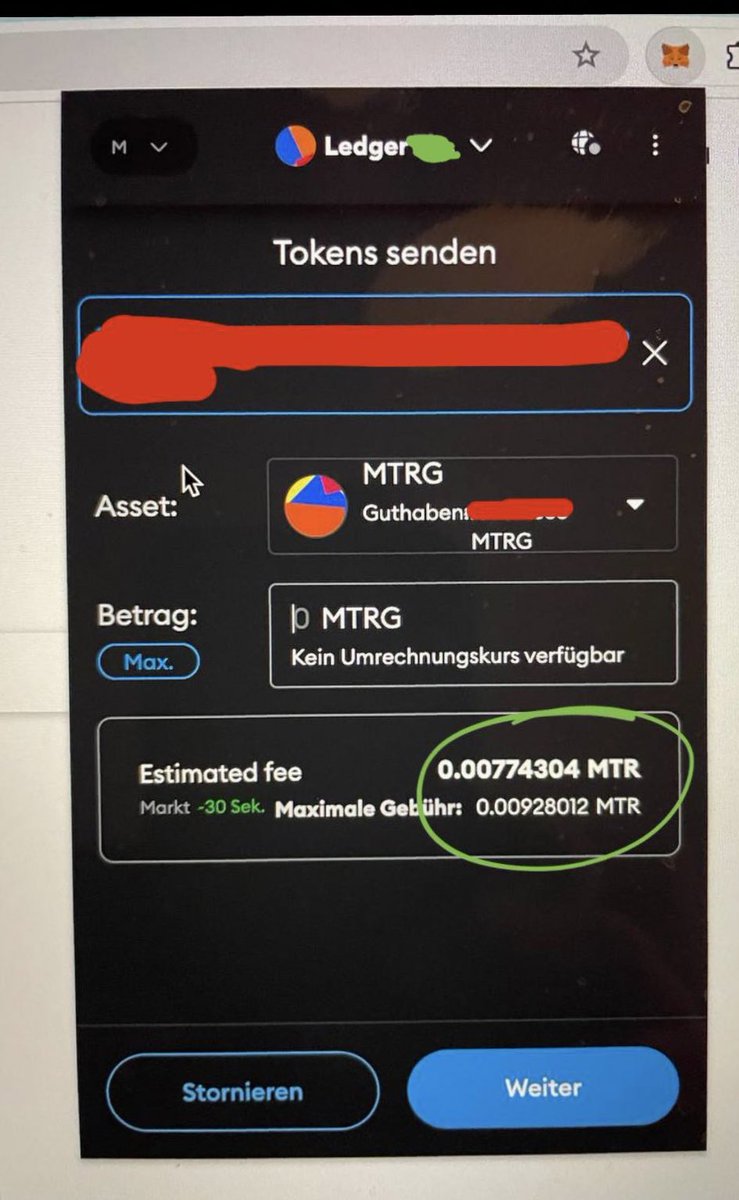 When I transfer $MTRG from A to B I pay next to nothing $MTR gas fees. And you know, $MTR is the metastablecoin of the dual token Meter Network. So the gas fees also remain stable. ⚖️ #MTRG & #MTR by @Meter_IO 🧠⛓️ #Few 🤝🏼