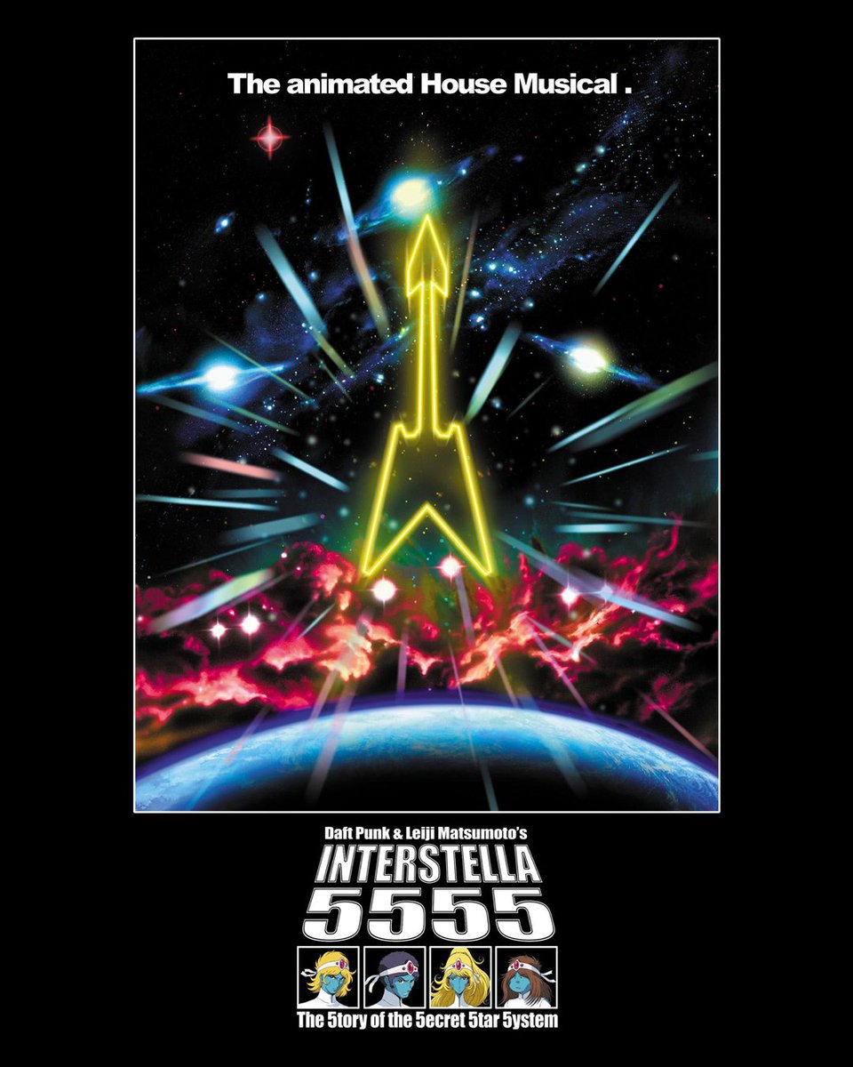 Originally released in May 2003, Interstella 5555 tells the story of an evil human character with dark plans abducting an alien music band. Catch the film and post screening panel on June 14th. tribecafilm.com/films/daft-pun…