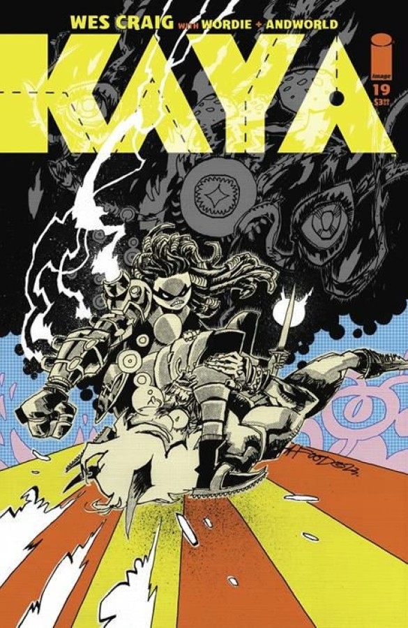 @TENapolitano @ImageComics @WordieJason 'What’s happened to Kaya’s magic arm? What strange lands have her adventures taken her to, & where is her brother Jin? Glimpse Kaya’s future in this shocking standalone story!' Today's your last chance to order KAYA 19 at your local comic shop. Variant cover by @JimMahfood!