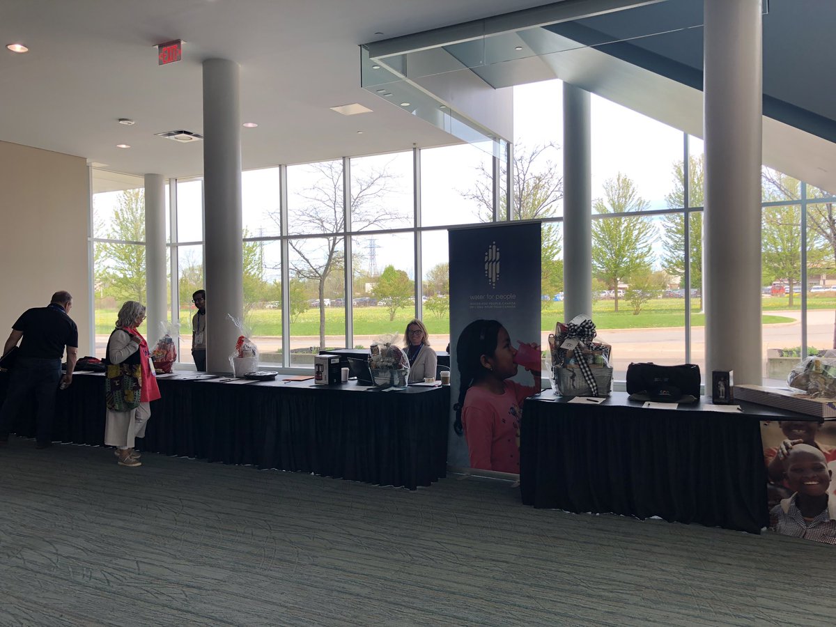 Check out the Water For People Silent Auction table in the Lobby! 
Closes TODAY at 3:30!
@WFP_CA