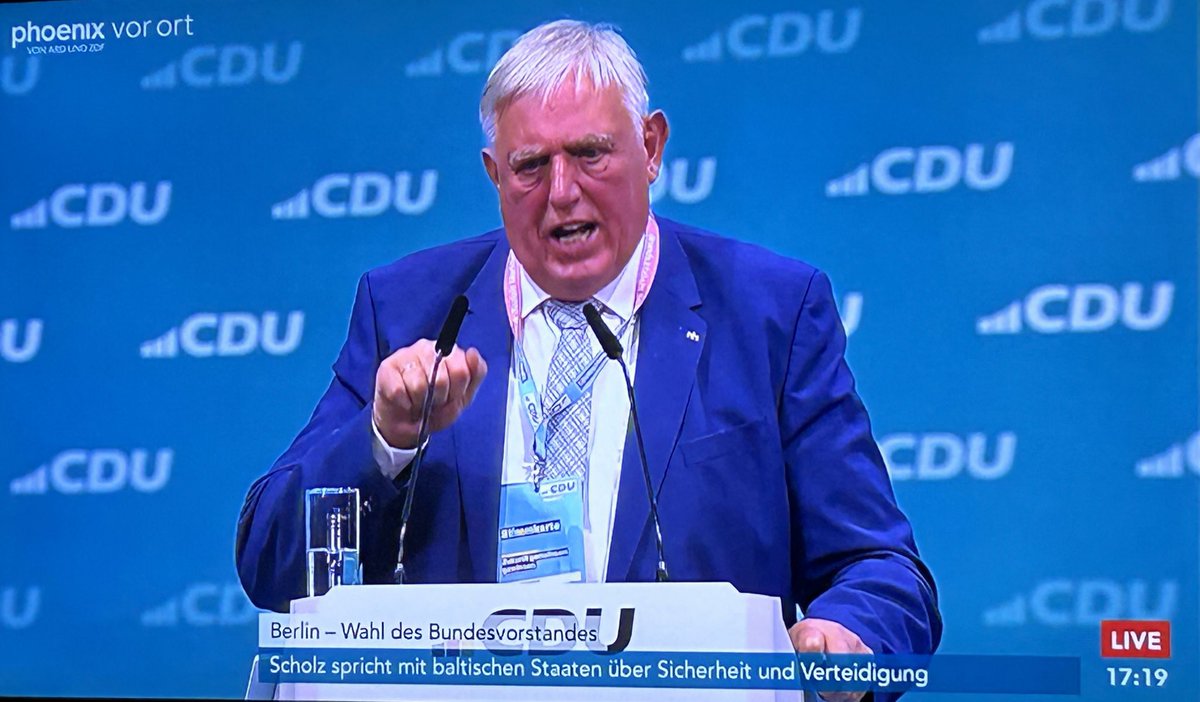 Karl-Josef #Laumann: kantig, wuchtig, einfach gut! Er hat in vielem recht, was er sagt! #CDUPT24