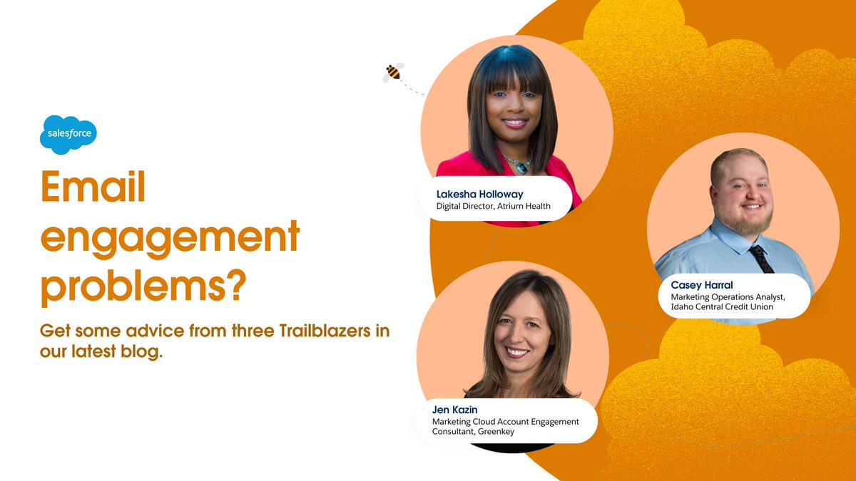 Sometimes, you just need to phone a friend ☎️ 

These Trailblazers answer the call in our latest blog covering all things email engagement. Hear what they have to say about common challenges here: sforce.co/49Jwiq3