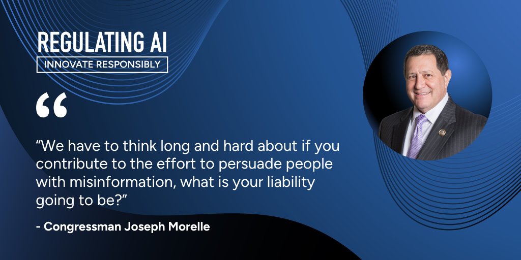 What is the cost of misinformation? @RepJoeMorelle tackles digital deception and its consequences. Discover the responsibilities and potential legal impacts for those spreading misinformation. Click for the full episode.

#AIRegulation #AISafety #AIStandard