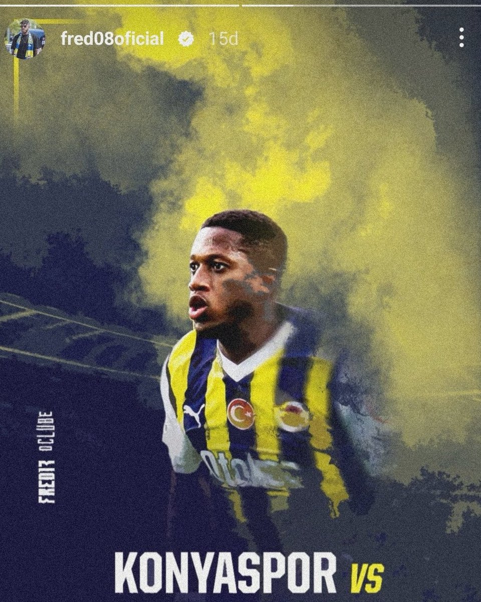 Fred'in maç paylaşımı.. neyse girdik girdik maç moduna girdik abimm

#FenerinMaçıVar