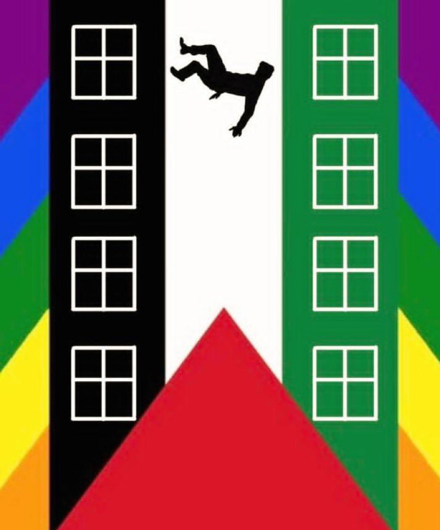 The official Gays for Palestine flag