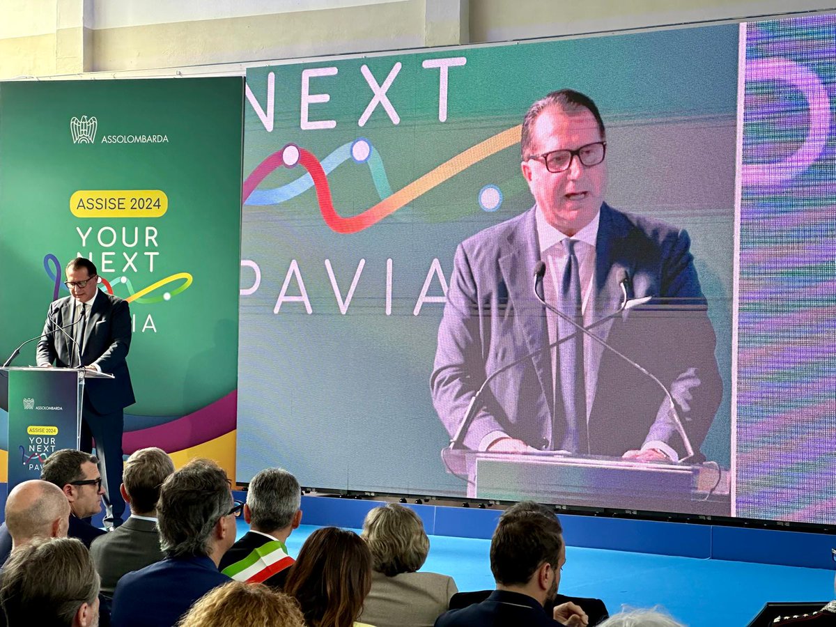 Apre i lavori delle Assise 2024 #YourNextPavia Giovanni Merlino, Commissario Camera di Commercio di Pavia - @PAVIASVILUPPO