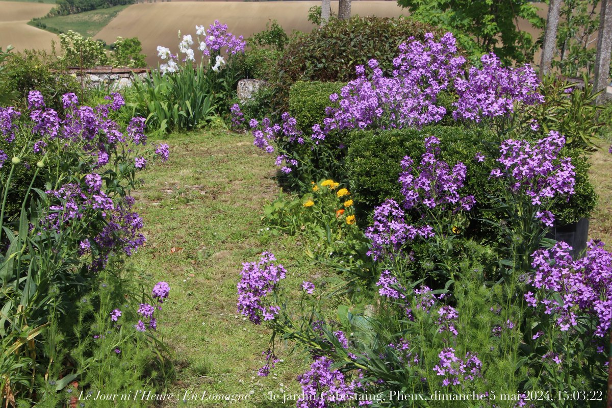 Le Jour ni l’Heure 5659 : En Lomagne — le jardin Cabestaing, Plieux, Gers, Gascogne, dimanche 5 mai 2024, 15:03:22