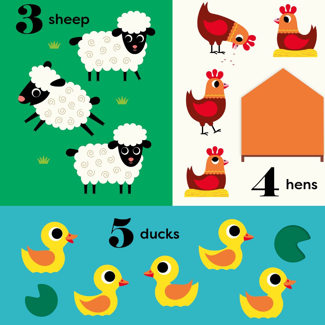 My BIG Playbook: Farm is perfect for sharing with a little reader, introducing first words, colours, numbers, farm animals and more – with felt flaps and a mirror✨ Get your copy today📚: ow.ly/imTS50RiSHY