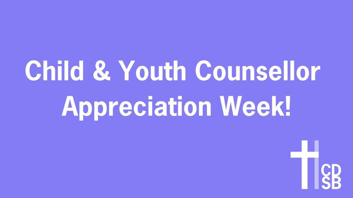 It's Child &amp; Youth Counsellor Appreciation Week! 

We are so grateful to our absolutely wonderful CYCs for all they do for our students. Thank you for everything you do  – you are AMAZING! 🥰🥳 
<a href="/HCDSB_CYCs/">HCDSB_CYCs</a>