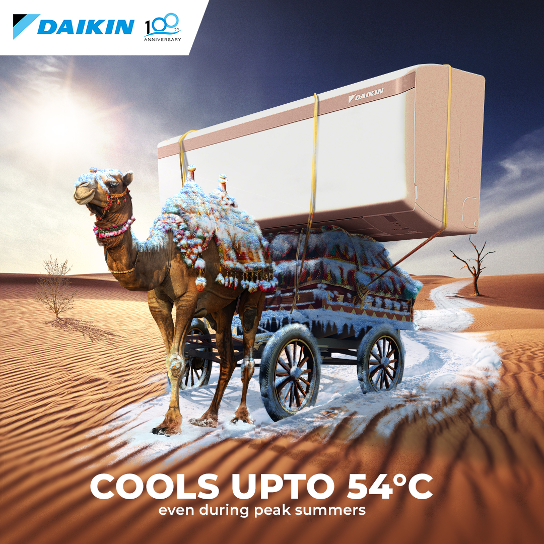 Feeling the burn of summer's hottest days? 🥵

Daikin ACs are your oasis in the heat, cooling you down even when the thermometer hits a sizzling 54°C. ❄️

Step into a world of refreshing comfort and leave the heat behind! 😊

 #DaikinIndia #Cooling #Comfort #InnovatingForChange