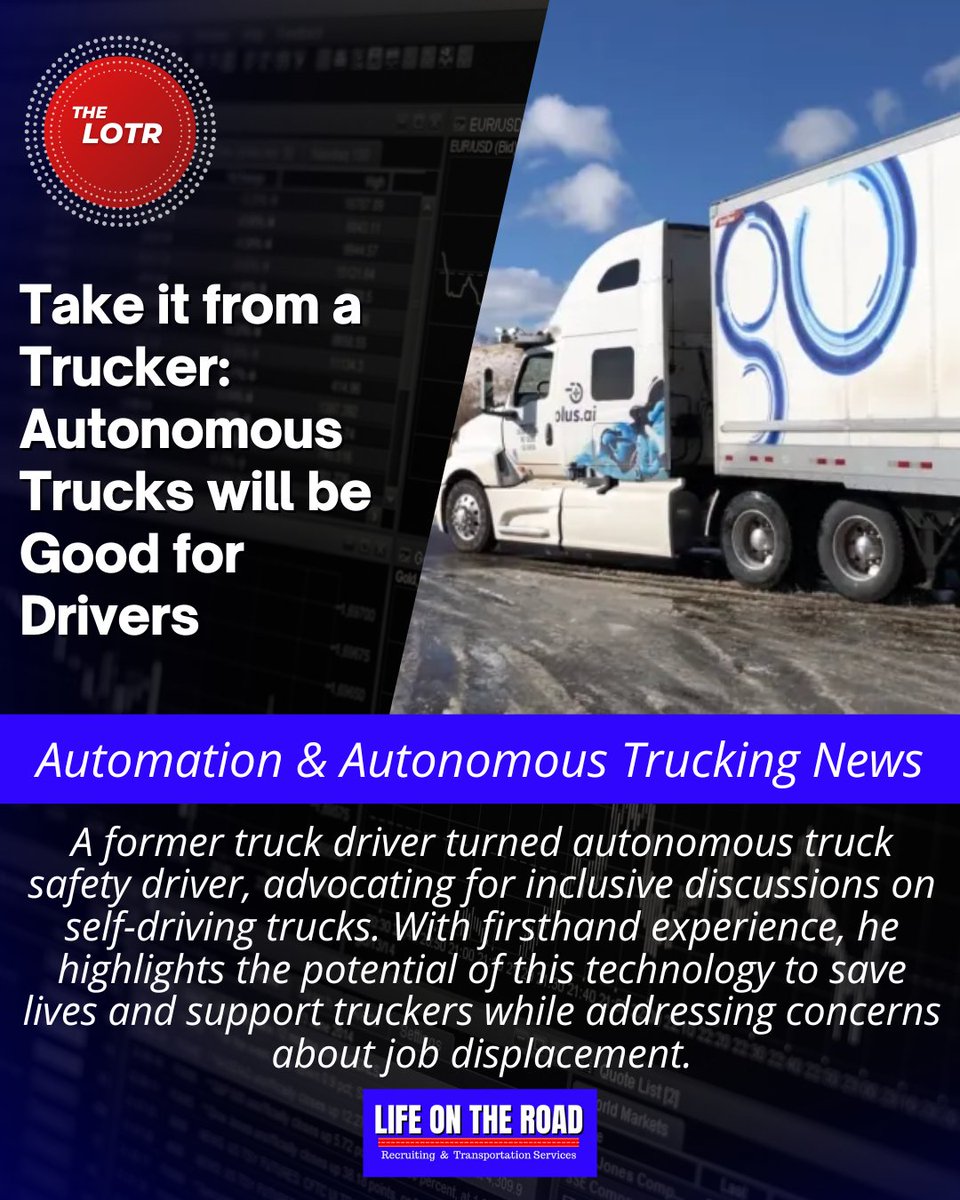 Delve into the world of autonomous trucking through the eyes of a former trucker turned safety driver, offering valuable perspectives on road safety and the evolution of self-driving technology. #AutonomousTrucking #RoadSafety rfr.bz/tlbw9wl