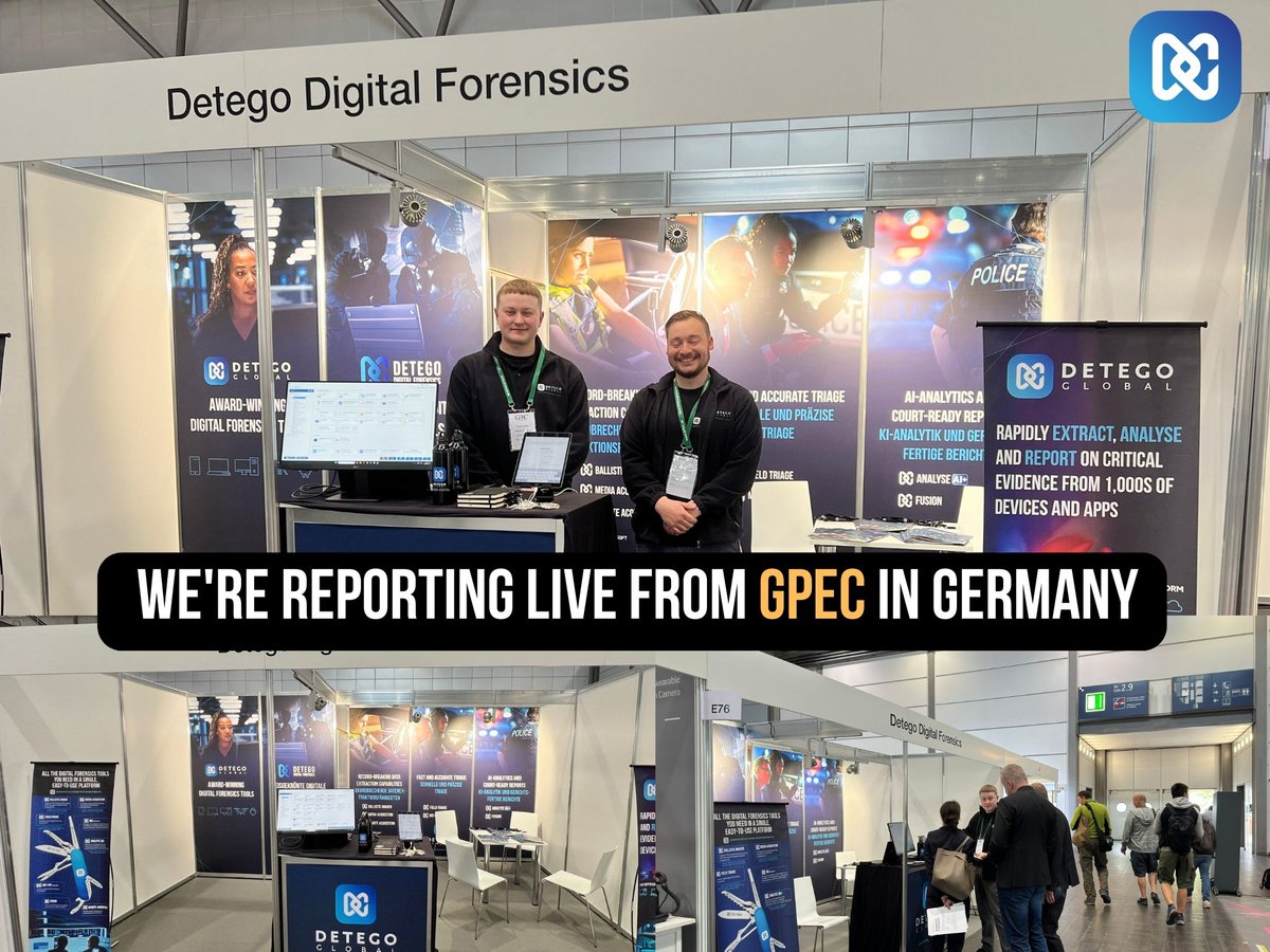 🌟We're showcasing our state-of-the-art Digital Forensics solutions at #GPEC 🌟

Visit booth E80, meet our experts and explore how our acclaimed tools can streamline investigative processes, clear backlogs, and accelerate the delivery of justice. 🛡️💼

#DigitalForensics #DFIR