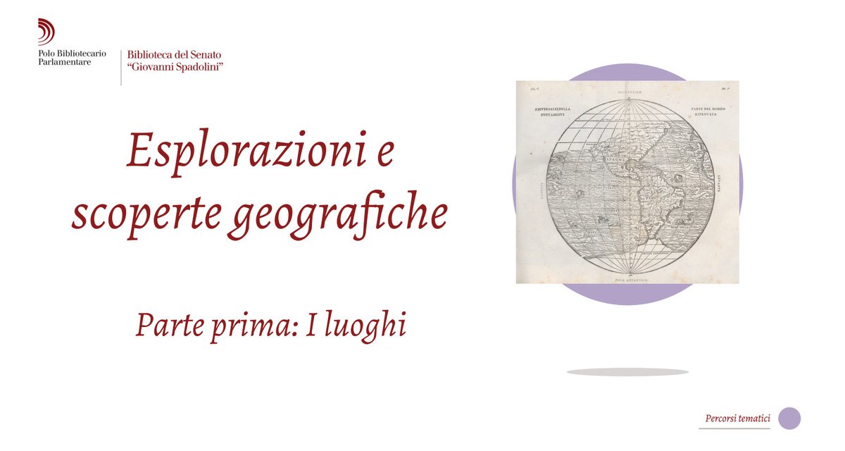 #MinervaWeb. Online il nuovo numero della rivista della #BibliotecaSenato👉senato.it/4799?newslette… In primo piano, oltre a contributi, guide e suggerimenti di lettura, la prima parte del percorso tematico dedicato alle esplorazioni e scoperte geografiche senato.it/sites/default/…