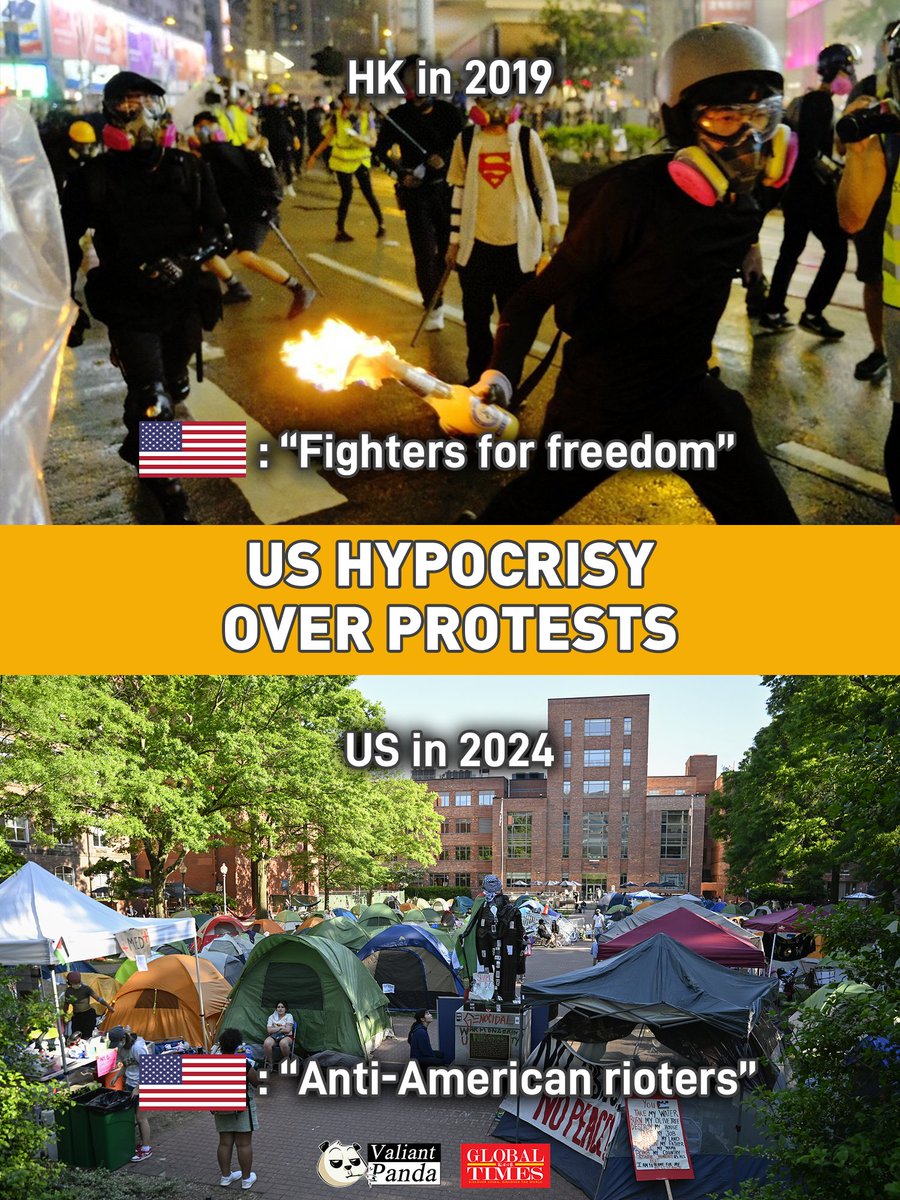 #US hypocrisy over #protests. #FactsMatter