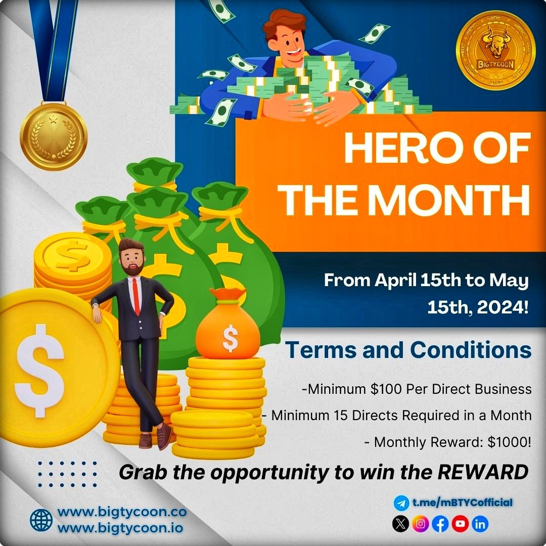 Feeling heroic?😍
Become the hero of the month by joining our mBTYCs reward program! 💫 Unlock exclusive perks, save the day, and reap the rewards. #mBTYCs #HeroOfTheMonth #bbtvi #bbldrizzybeatgiveaway #MiamiGP #Helldivers2 #TomBradyRoast #roastoftombrady #LeafsForever #crypto