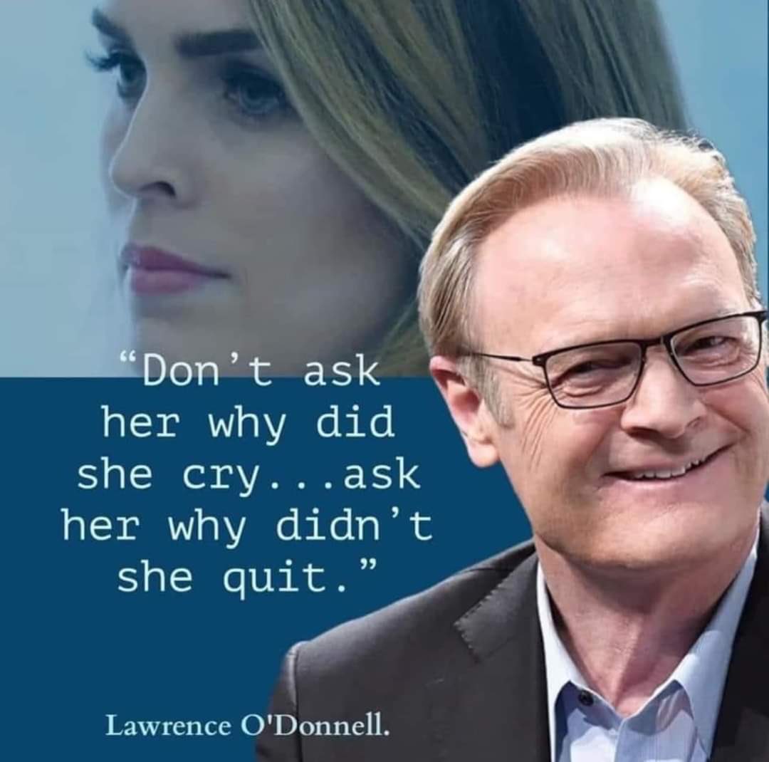 This is the question that should be asked to every person who worked for Trump and knew who he was: “Why didn’t you quit?” Do you have no conscience? To every government official who stands with him, both then and now, ‘Why do you choose Trump over your country.’ #FreshUnity