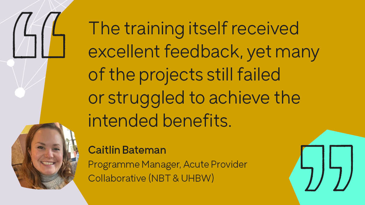 Time, divisional ownership, and effective team working. #QCommunity member Caitlin Bateman reflects on key learning from the University Hospitals Bristol and Weston’s QI Gold programme. Read: brnw.ch/21wJv7N @uhbwNHS #QITwitter