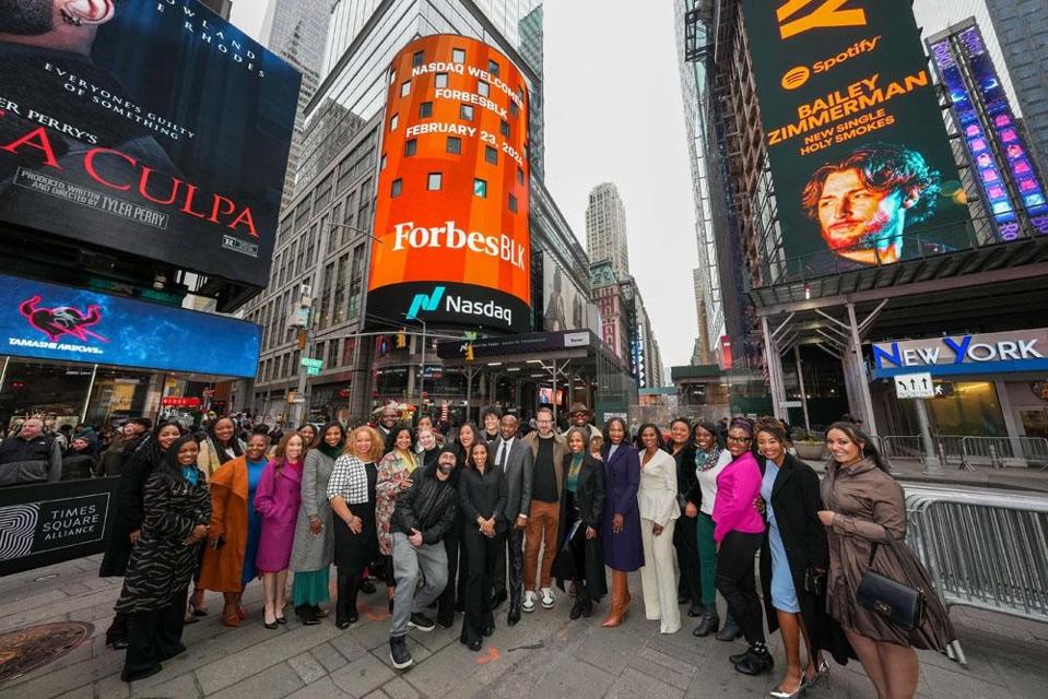 ForbesBLK platform launched in May 2023 with a powerhouse lineup of advisors, and has since added 44,000 global members and seven community hubs. go.forbes.com/c/DQgt