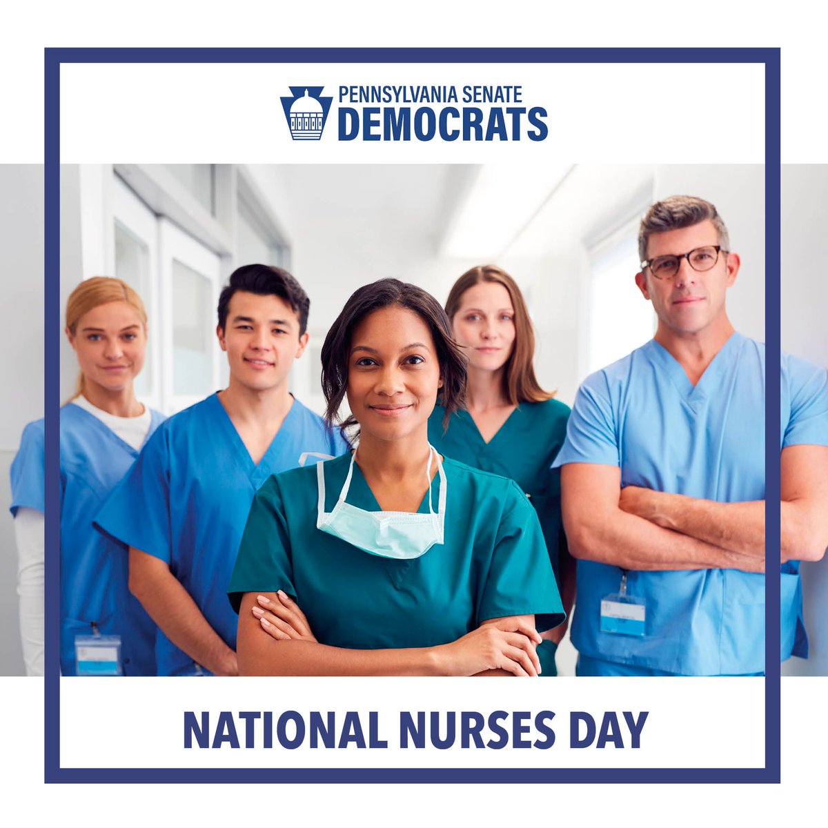 Happy National Nurses Day! 👩🏽‍⚕️ 🩺 Let's take a moment to express our gratitude to these healthcare heroes. Thank you for all that you do, today and every day! #NationalNursesDay #ThankANurse