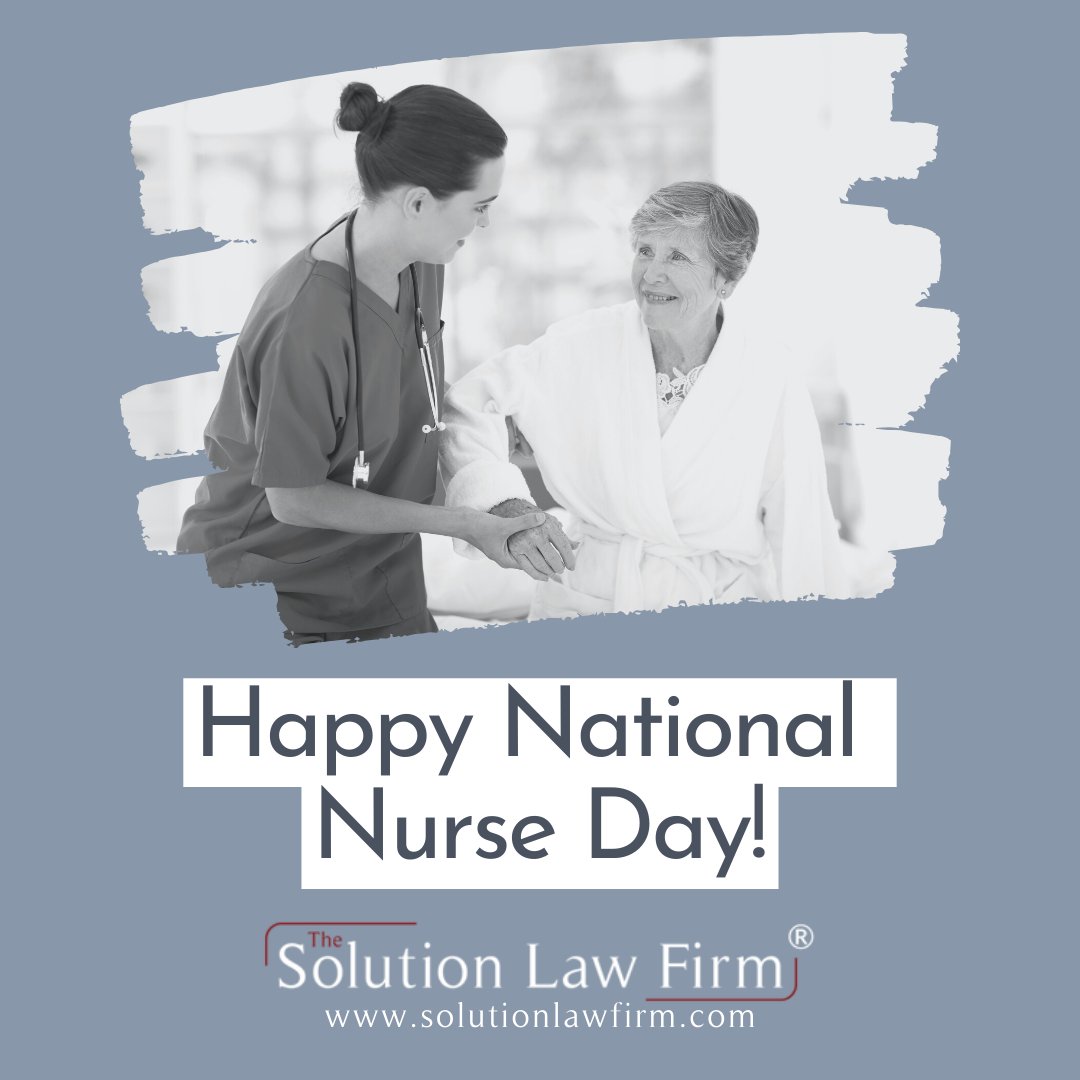 Happy National Nurse Day! Thank you for all that you do!

#nationalnurseday #nurseday #nurses #warmhearts #solutionlawfirm