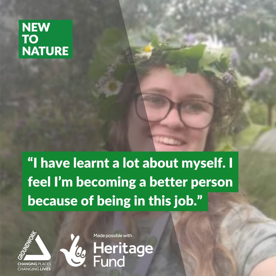 Working with @greensynergylin and the #NewToNature programme, Rebecca is promoting a accessible connection to nature for #NeurodivergentPeople. Support #ForceOfNature and inspire the next generation of green leaders: groundwork.org.uk/force-of-natur… @HeritageFundUK #NewToNature
