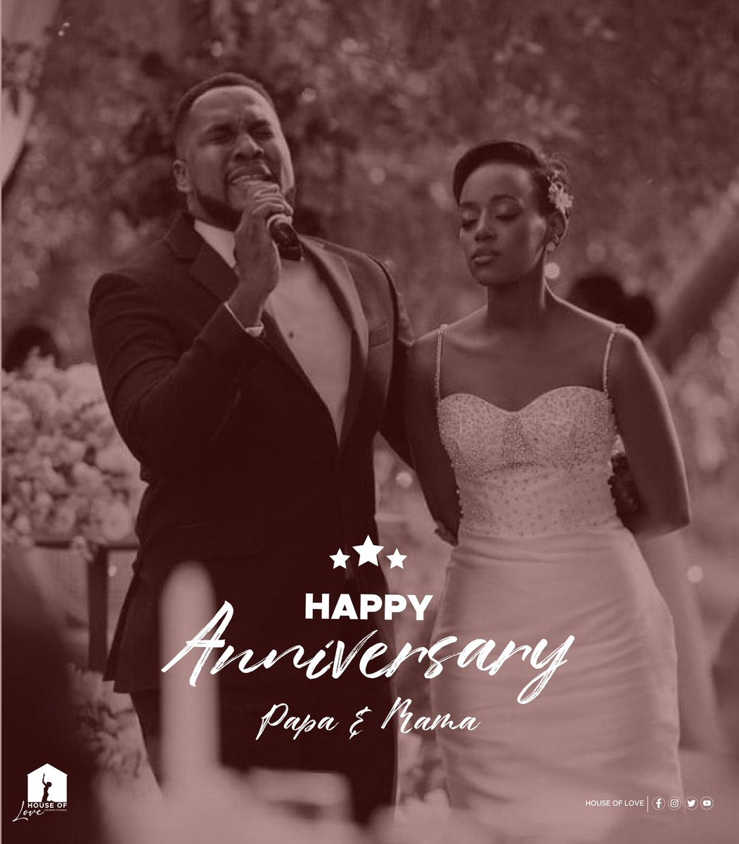Happy Anniversary to our Beloved Papa & Mama❤️ We celebrate you✨️🎊 #houseofloveug