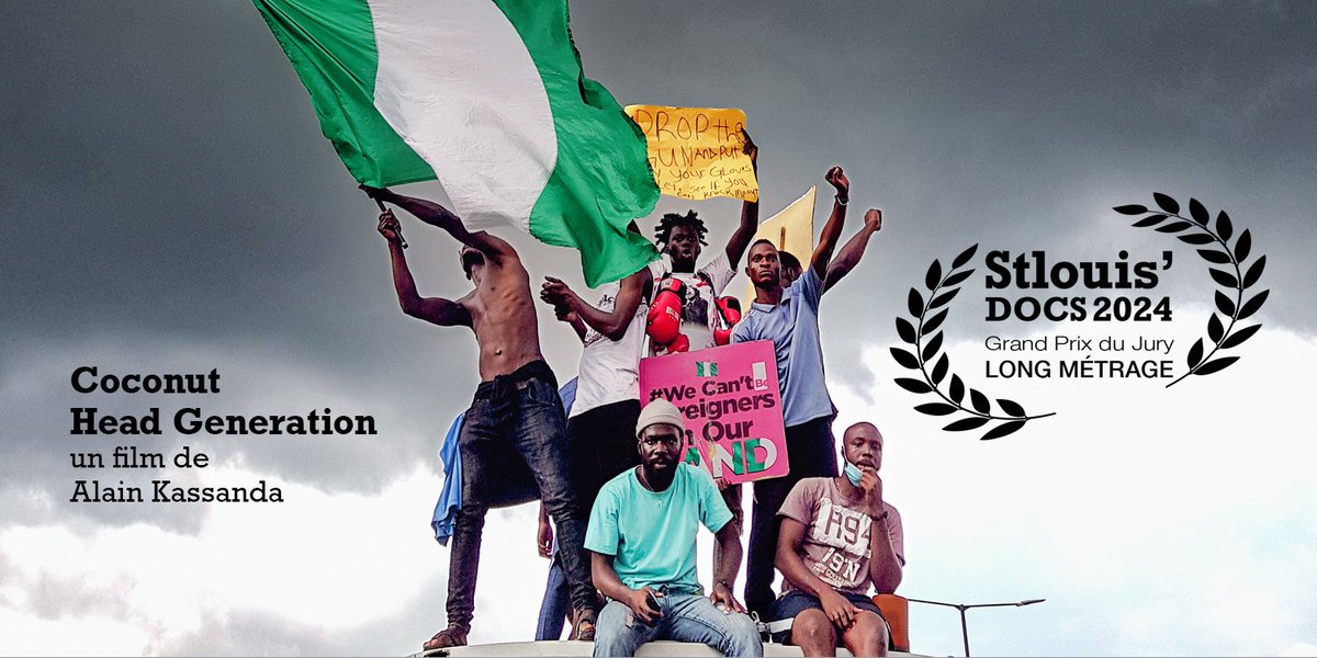 'Coconut Head Generation' reçoit le Grand Prix du Jury Long Métrage et le prix de la Critique Cinématographique Sénégalaise Long Métrage du festival StLouis'Docs au Sénégal ! Merci beaucoup aux deux jurys pour ces premiers prix africains, qui comptent particulièrement pour nous🏆