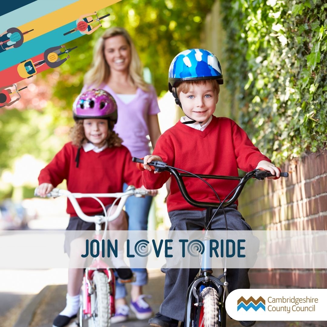 Cambridgeshire is one of the best places in the country to cycle so we’re supporting the @LovetoRide_ #BikeMonthChallenge Click on this link to find out more and register today: lovetoride.net #ActiveTravel #Cambridgeshire #GreenerCambridgeshire