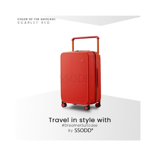 SSODD Dreamer Suitcase Luggage 20 Scarlet Red Bagasi

For more info, click buynow link: superplaze.my/42vBg6F

#SSODD #SSODDLuggage #Suitcase #Luggage #TravelLuggage #Travel #TravelEssentials #StylishLuggage #TravelBag #Bags #SSODDDreamerSuitcase #LuggageBag