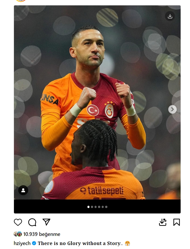 Hakim Ziyech: 'Hikaye olmadan zafer olmaz!'