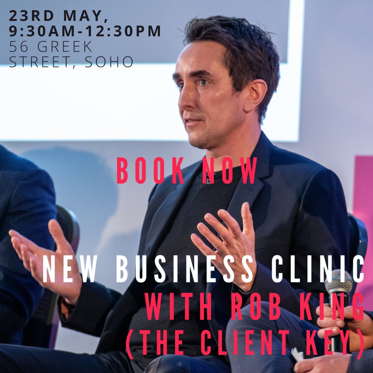 There are numerous ways to attract clients and yet so many creatives still struggle with growth. It needn’t be like this. There is a new way, for new business. Join us for a New Business Clinic with The Client Key, to collaborate, discover & grow. Book: cvent.me/MZ5Z4b