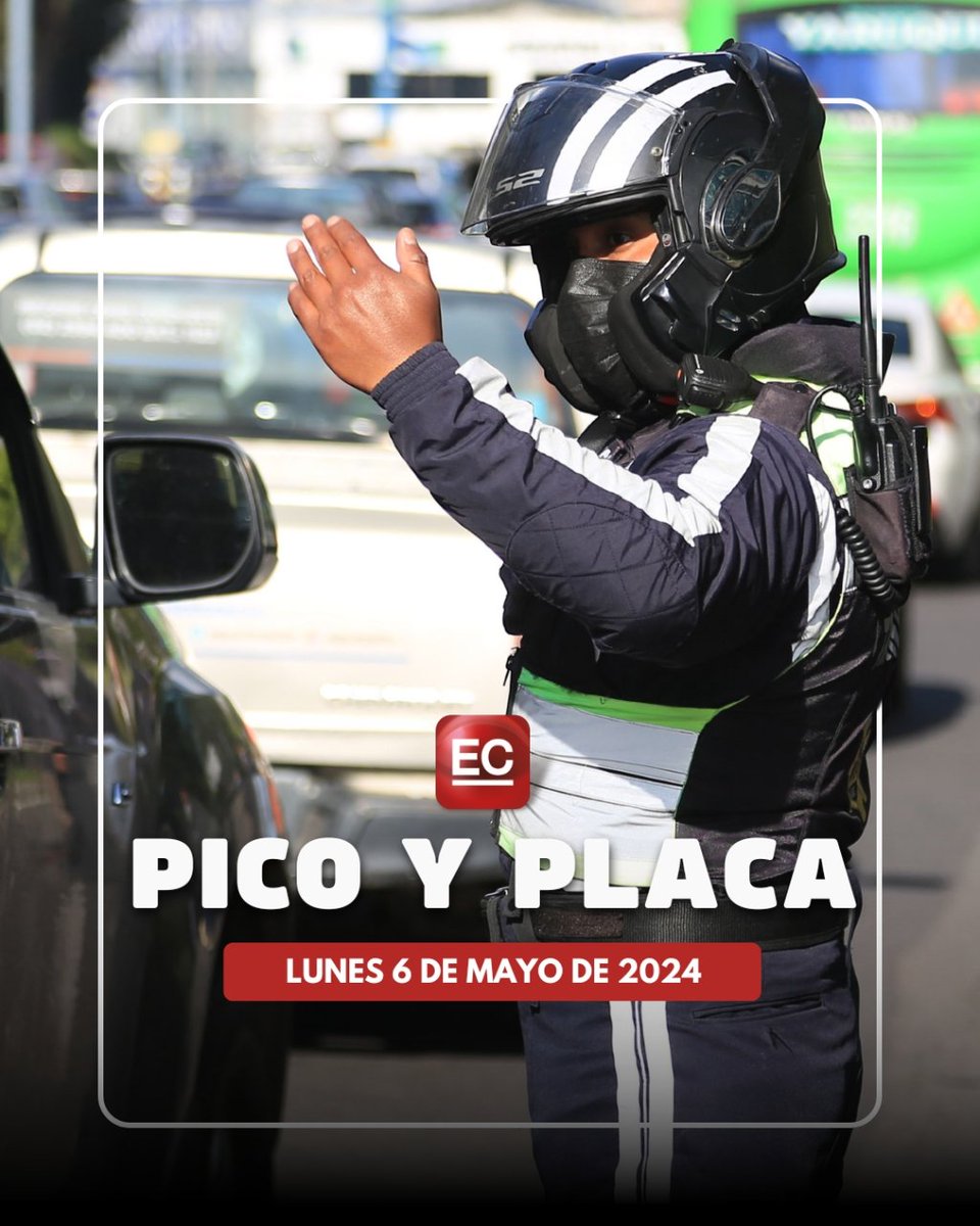 #QUITO | ❌ Ten cuidado con la restricción vehicular del Pico y placa y evita #multas i.mtr.cool/vfcdkzzsja