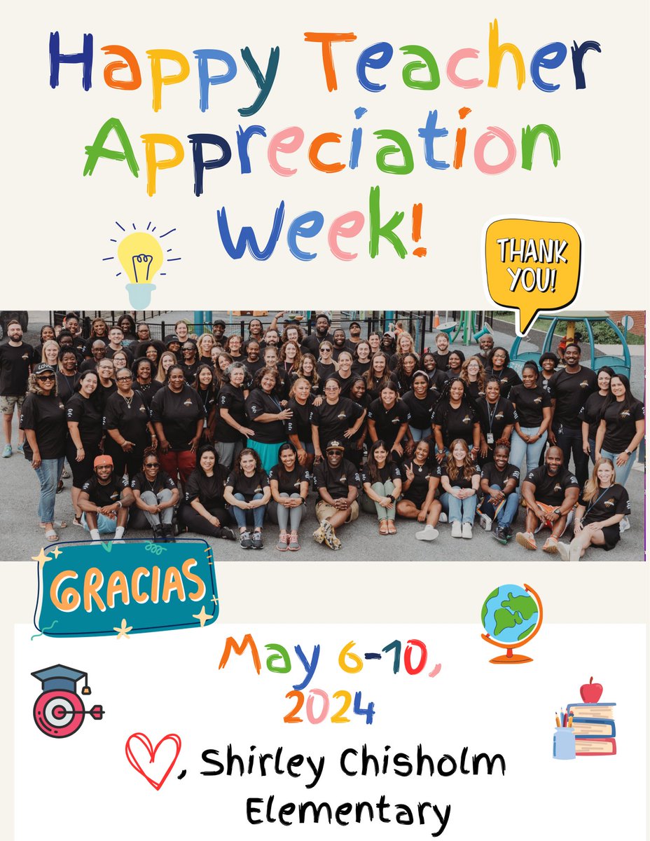 This week and always, we deeply appreciate the work of our @TylerTigersDC teachers & staff for their dedication & excellent work educating the next generation of leaders! ¡Muchas gracias! From our school family to yours, Happy #TeacherAppreciationWeek ! 💛💙 @dcpublicschools