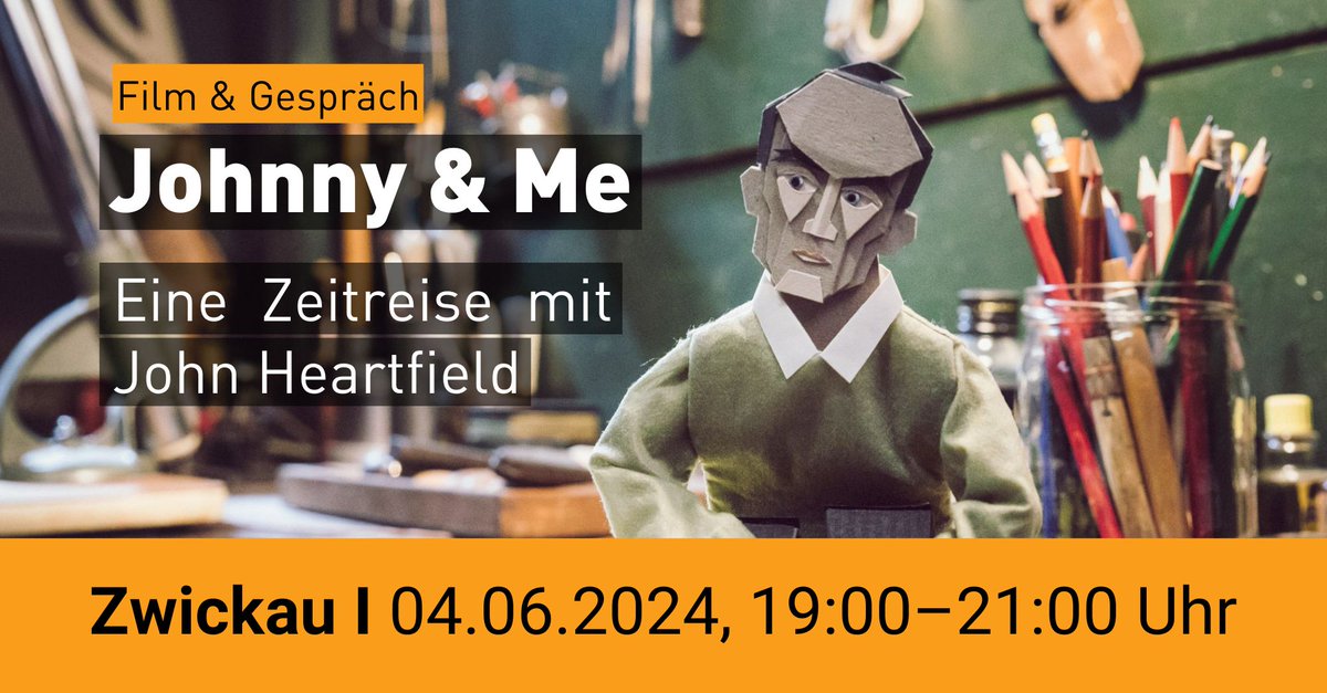 Am 4.6. sind wir in #Zwickau  u wollen im Anschluss an den Film mit ins Gespräch kommen:
• Welchen Anfeindungen u Angriffen sind Kunst&Kultur heute von rechts ausgesetzt?
• Welche Strategien gibt es dagegen?
• Wie kann Gesellschaft mit Hilfe v Kunst positiv verändert werden?