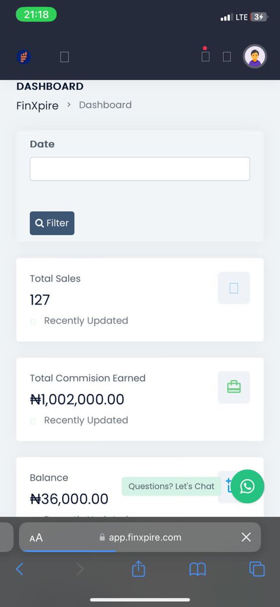 I crossed one million naira promoting other people's products in pure profit on @FinXpire platform despite all my unseriousness 🤭🤭. All i can say is, if you are looking for a way to make money online just try doing digital marketing.