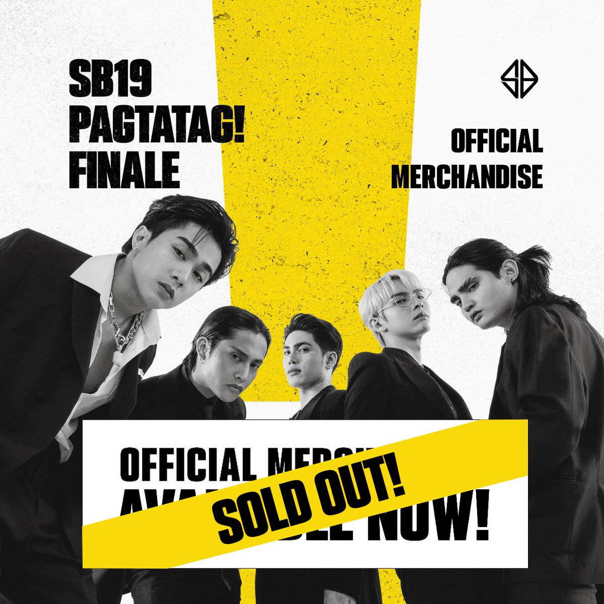 ⚠️ SB19 PAGTATAG! FINALE OFFICIAL MERCH

The SB19 PAGTATAG FINALE MERCH is now officially sold out! Thank you for your overwhelming support.

#PAGTATAG
#SB19PAGTATAG
#PAGTATAGFINALE