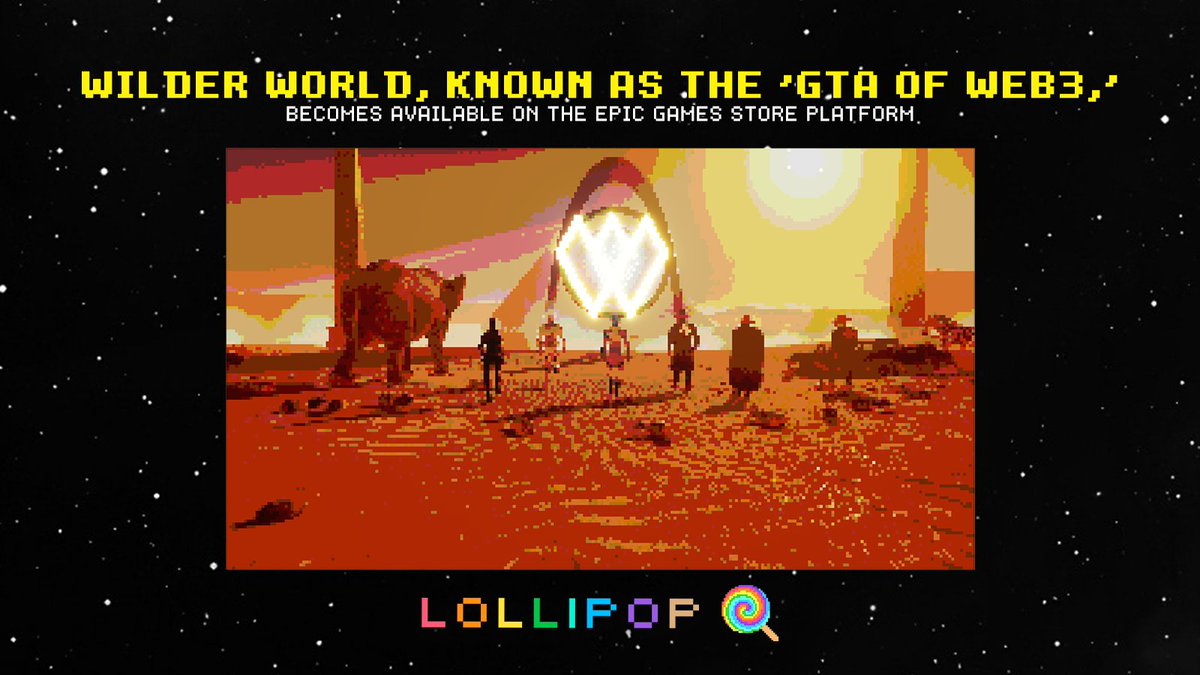 🌆#WilderWorld, a multiplayer metaverse, is on the #EpicGamesStore for wishlisting! Dubbed the 'GTA of #Web3Gaming', it invites players to explore Wiami, where ancient wisdom collides with future tech.🕹️