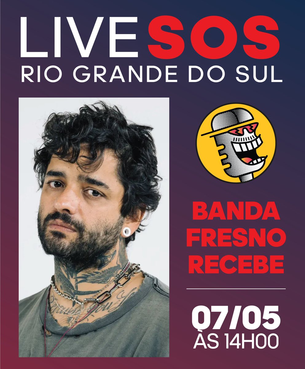 lucasfresno's tweet image. só pode reclamar do horário doando MIL REAIS

PIX ajuda@fresnorock.com.br 

#LiveSOS