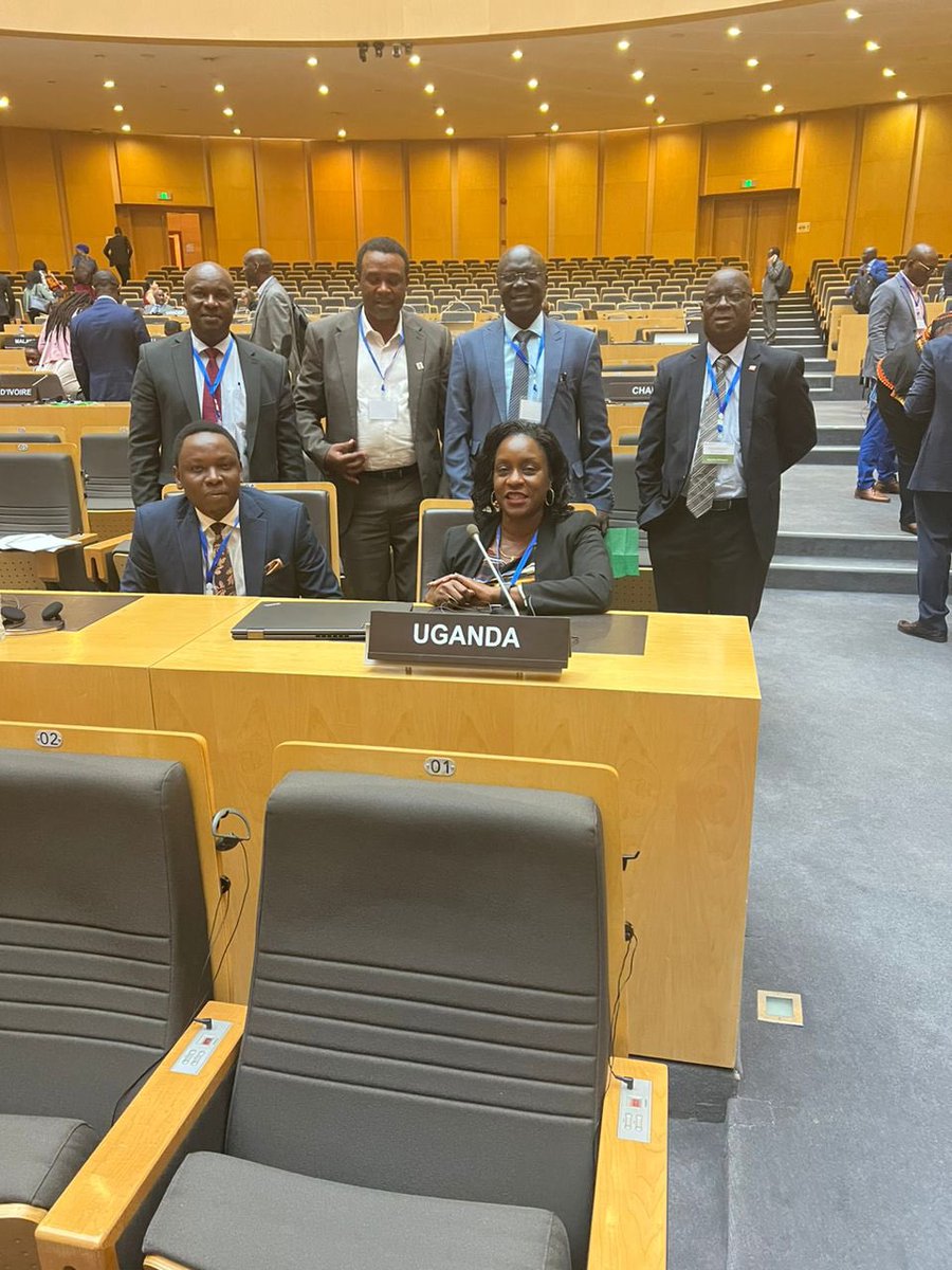 The #Ugandan delegation led by Commissioner @RichardKabanda2 are in Addis Ababa, 🇪🇹 for the @AfricaCDC and @UNICEF Consultative Meeting on Primary Health Care and Community Health Work Force in Africa