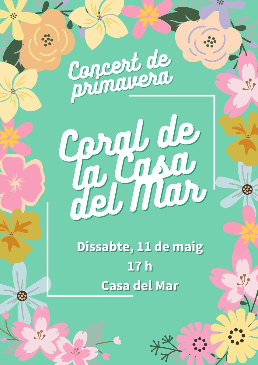 Dissabte, a les 17 h, la Coral de la Casa del Mar oferirà un concert a la seu de l'entitat. Entrada lliure. #CulturaRàpita24